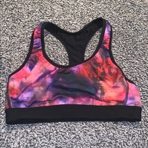 Tie dye sports bra